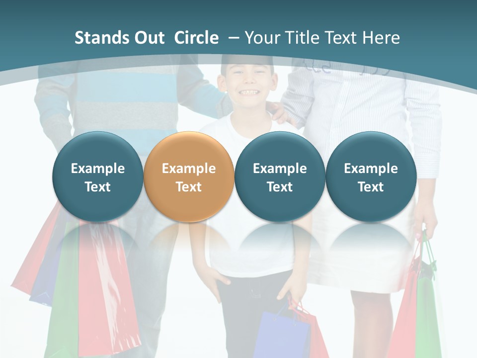 Shopping Couple Youth PowerPoint Template