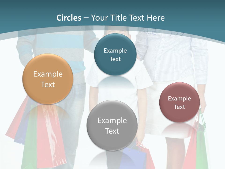 Shopping Couple Youth PowerPoint Template