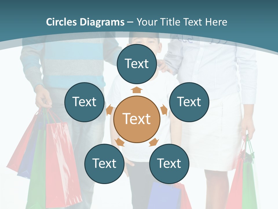 Shopping Couple Youth PowerPoint Template