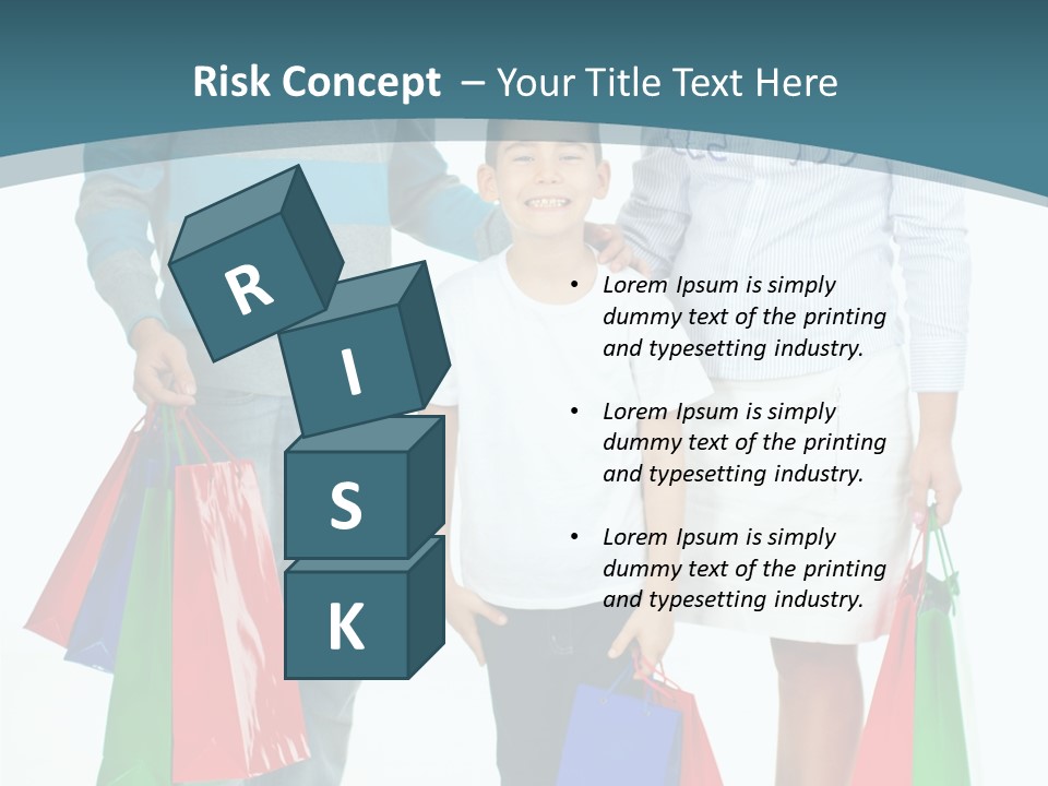 Shopping Couple Youth PowerPoint Template