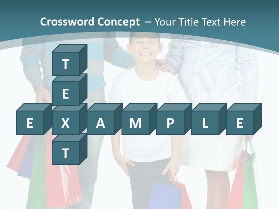 Shopping Couple Youth PowerPoint Template