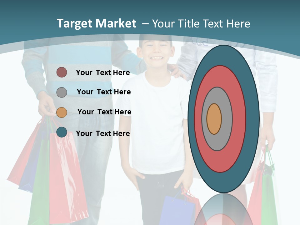 Shopping Couple Youth PowerPoint Template