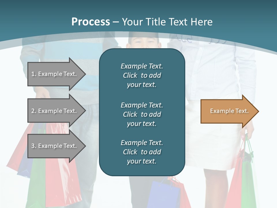 Shopping Couple Youth PowerPoint Template