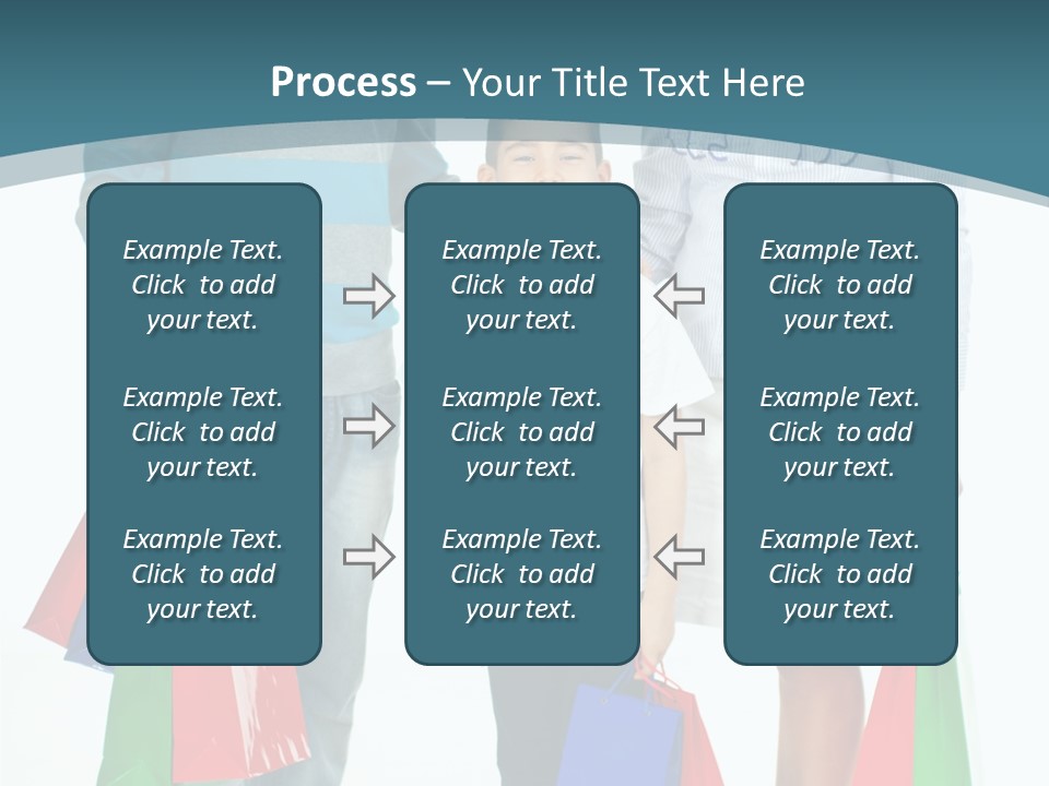 Shopping Couple Youth PowerPoint Template