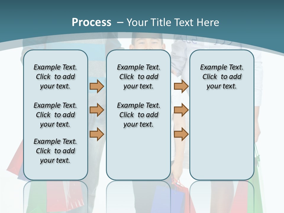 Shopping Couple Youth PowerPoint Template