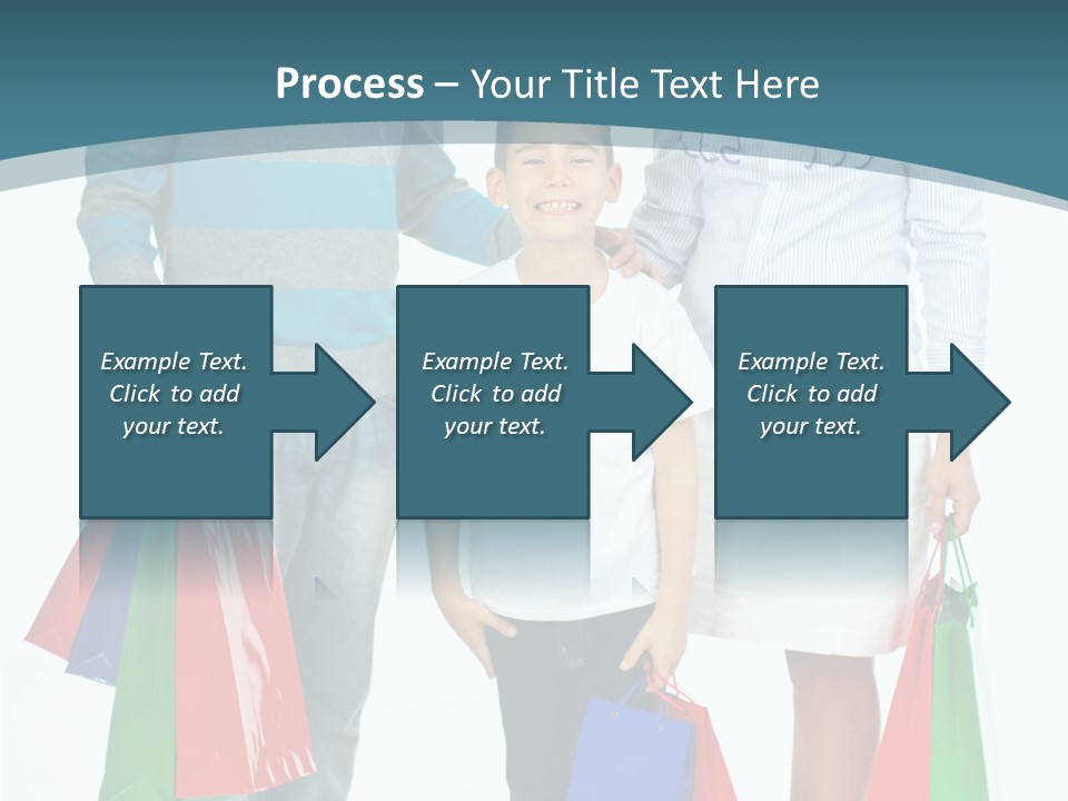 Shopping Couple Youth PowerPoint Template