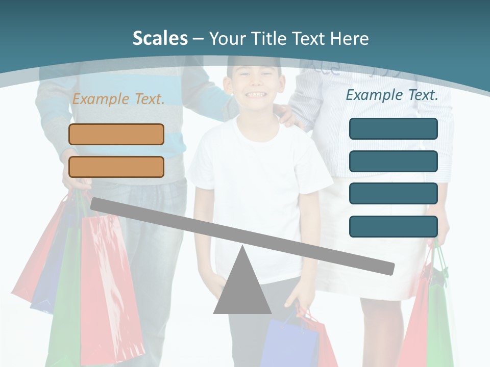 Shopping Couple Youth PowerPoint Template