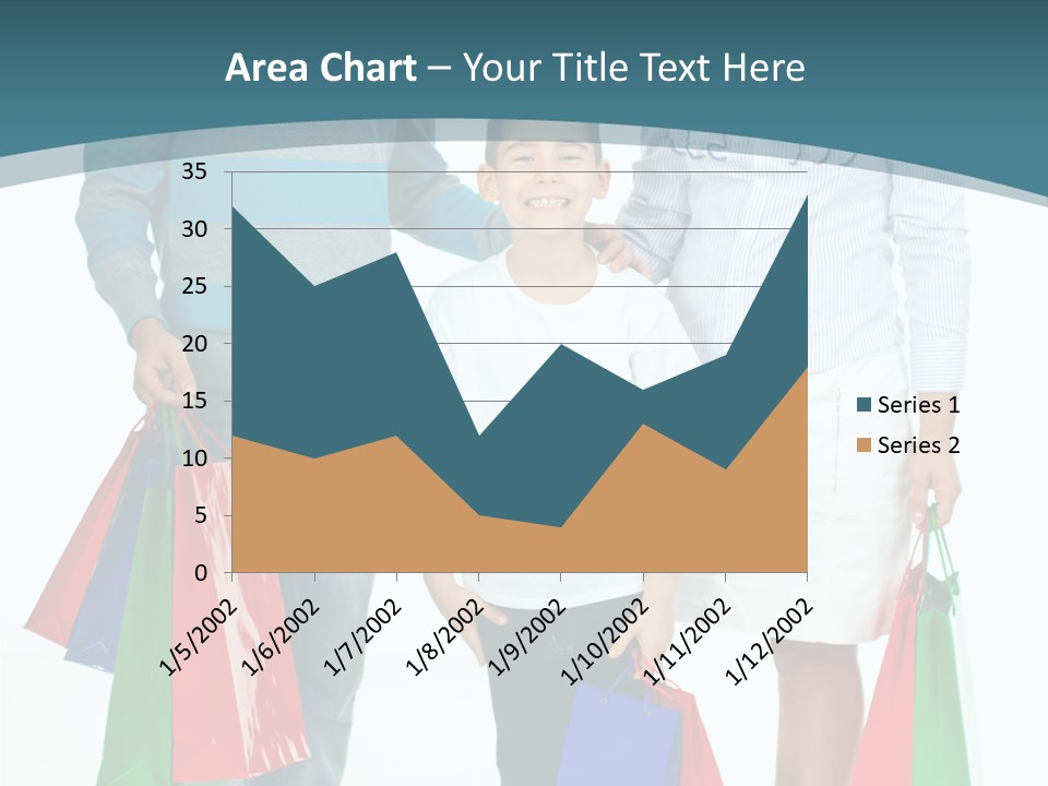 Shopping Couple Youth PowerPoint Template