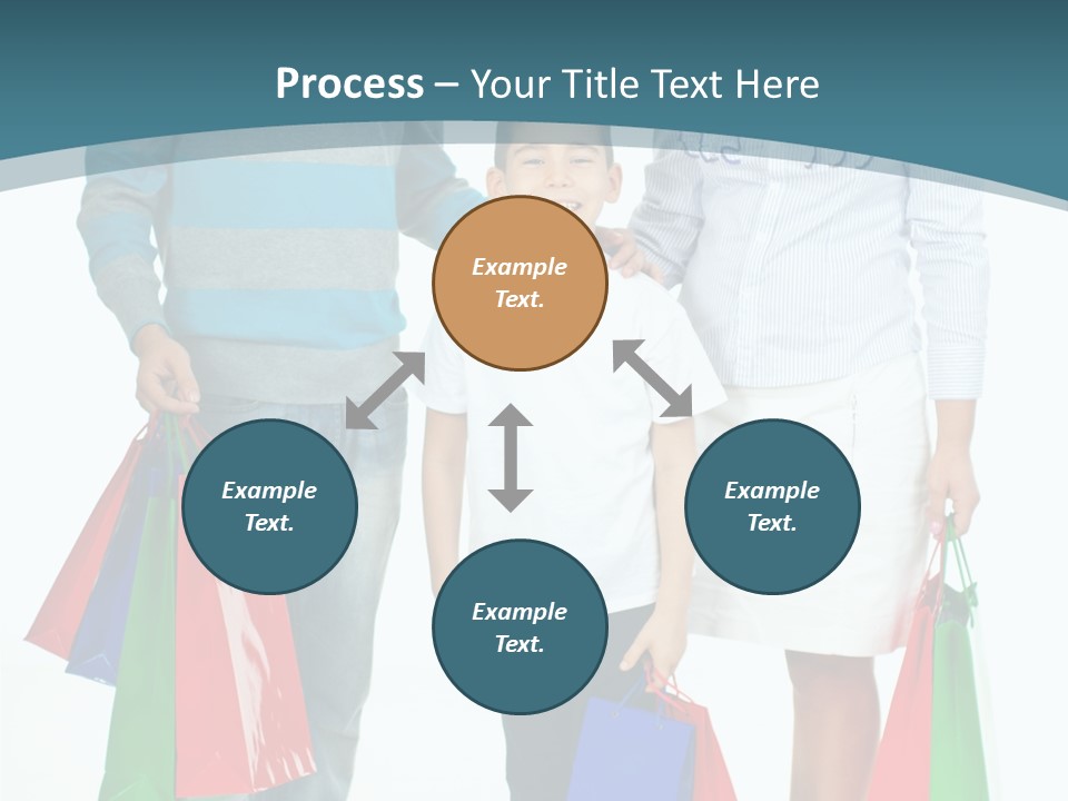 Shopping Couple Youth PowerPoint Template