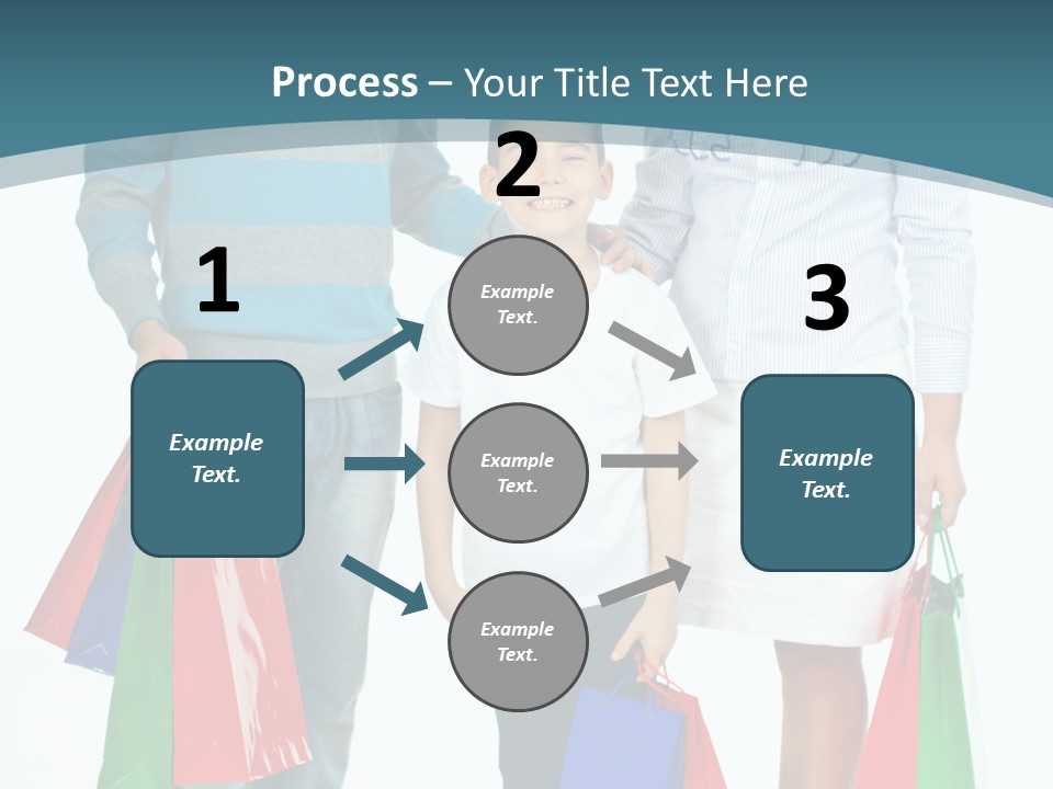 Shopping Couple Youth PowerPoint Template