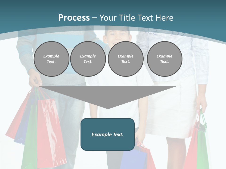 Shopping Couple Youth PowerPoint Template