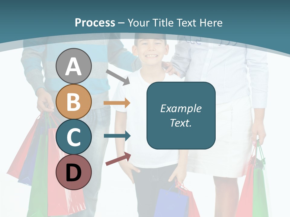 Shopping Couple Youth PowerPoint Template