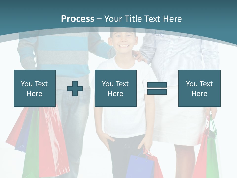 Shopping Couple Youth PowerPoint Template