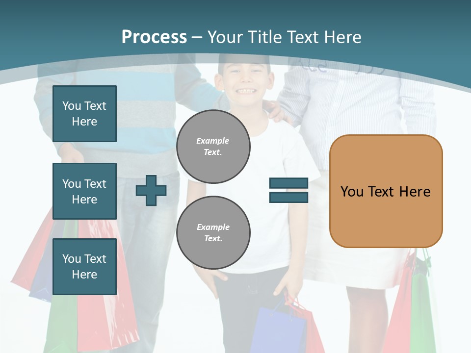 Shopping Couple Youth PowerPoint Template