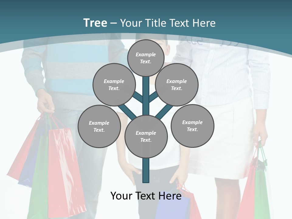 Shopping Couple Youth PowerPoint Template