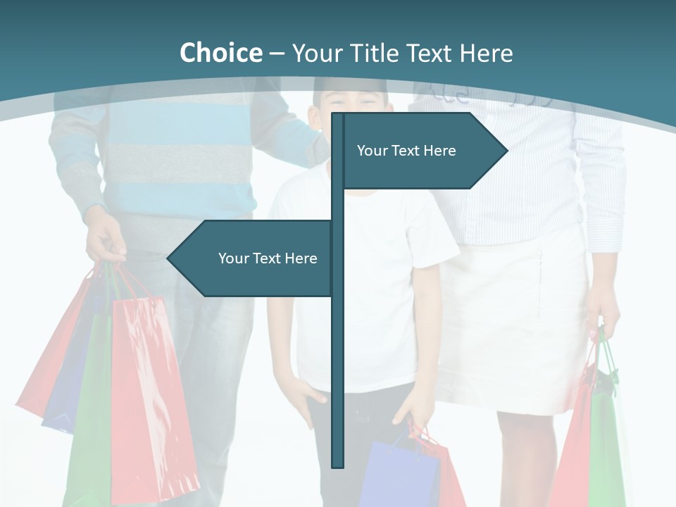 Shopping Couple Youth PowerPoint Template