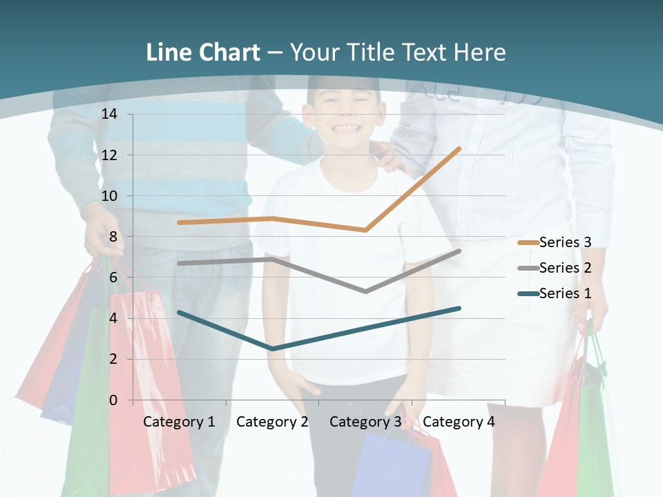 Shopping Couple Youth PowerPoint Template