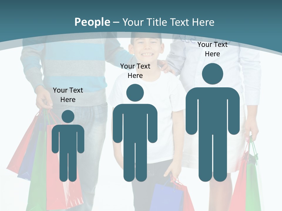 Shopping Couple Youth PowerPoint Template