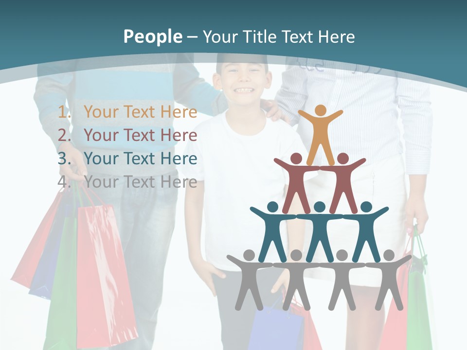 Shopping Couple Youth PowerPoint Template