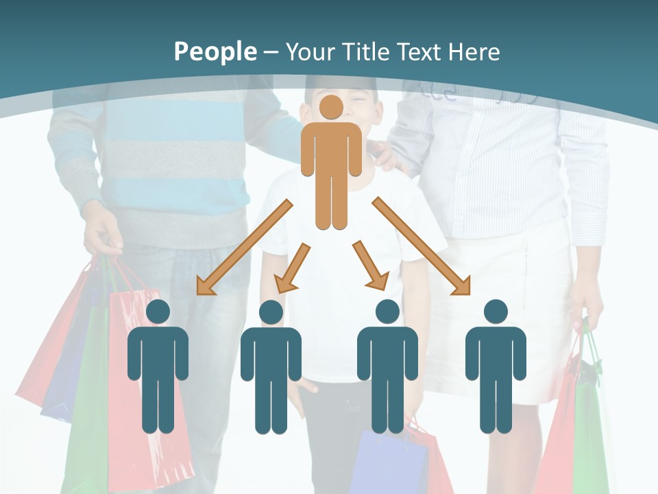 Shopping Couple Youth PowerPoint Template