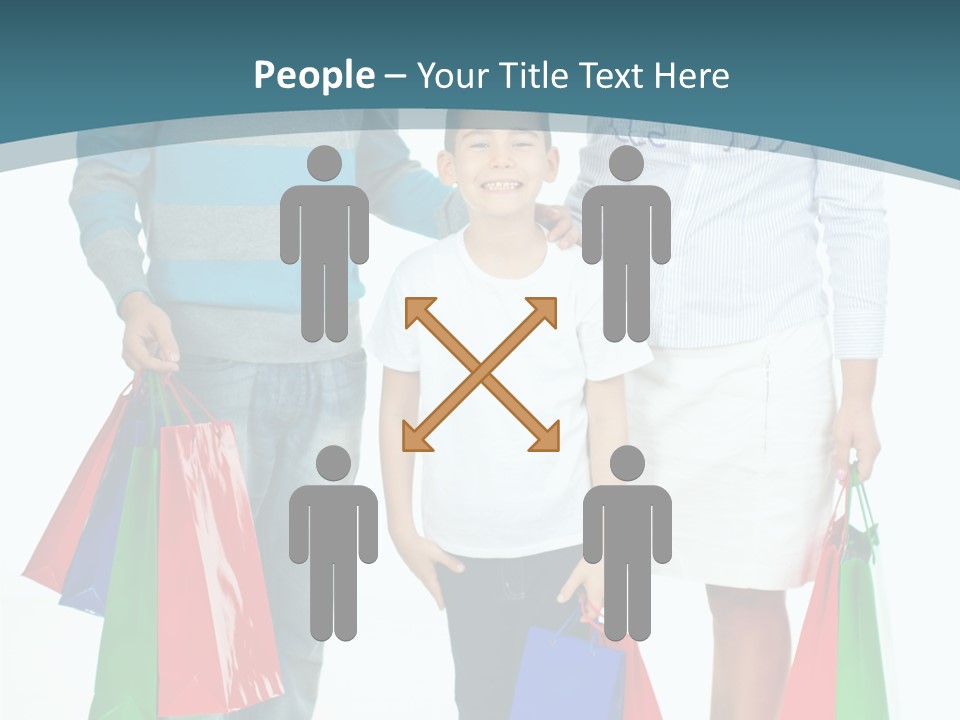 Shopping Couple Youth PowerPoint Template