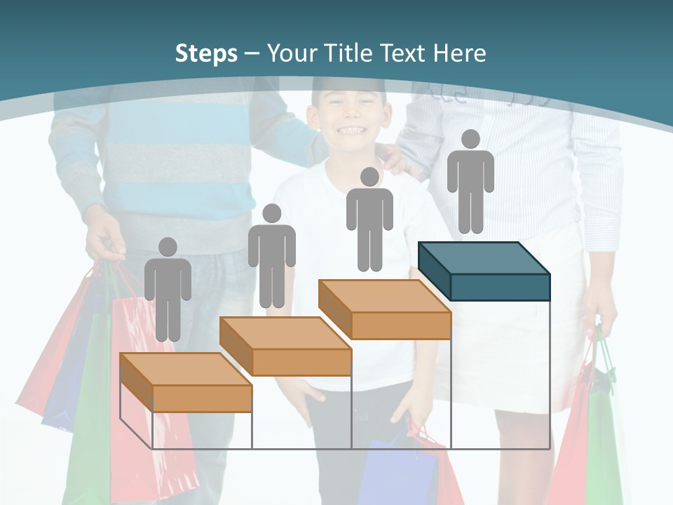 Shopping Couple Youth PowerPoint Template