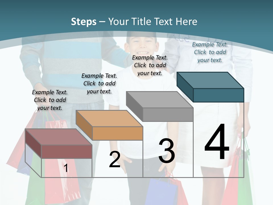 Shopping Couple Youth PowerPoint Template