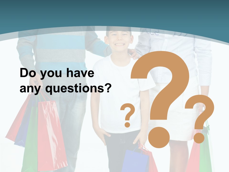 Shopping Couple Youth PowerPoint Template
