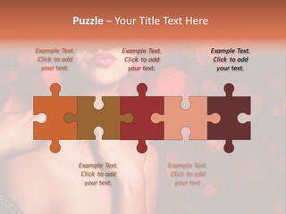 Young Attractive Celebrate PowerPoint Template