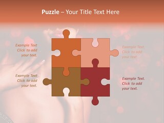 Young Attractive Celebrate PowerPoint Template