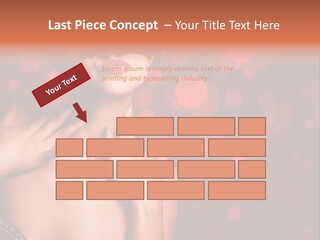 Young Attractive Celebrate PowerPoint Template