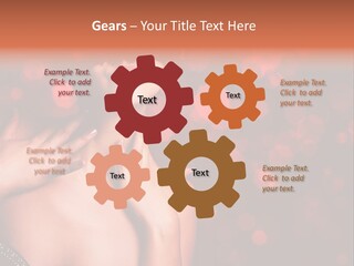 Young Attractive Celebrate PowerPoint Template