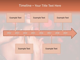 Young Attractive Celebrate PowerPoint Template
