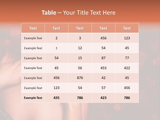 Young Attractive Celebrate PowerPoint Template
