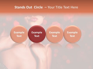 Young Attractive Celebrate PowerPoint Template