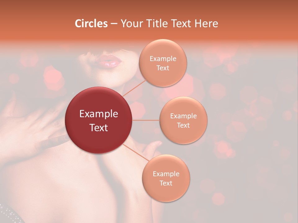 Young Attractive Celebrate PowerPoint Template