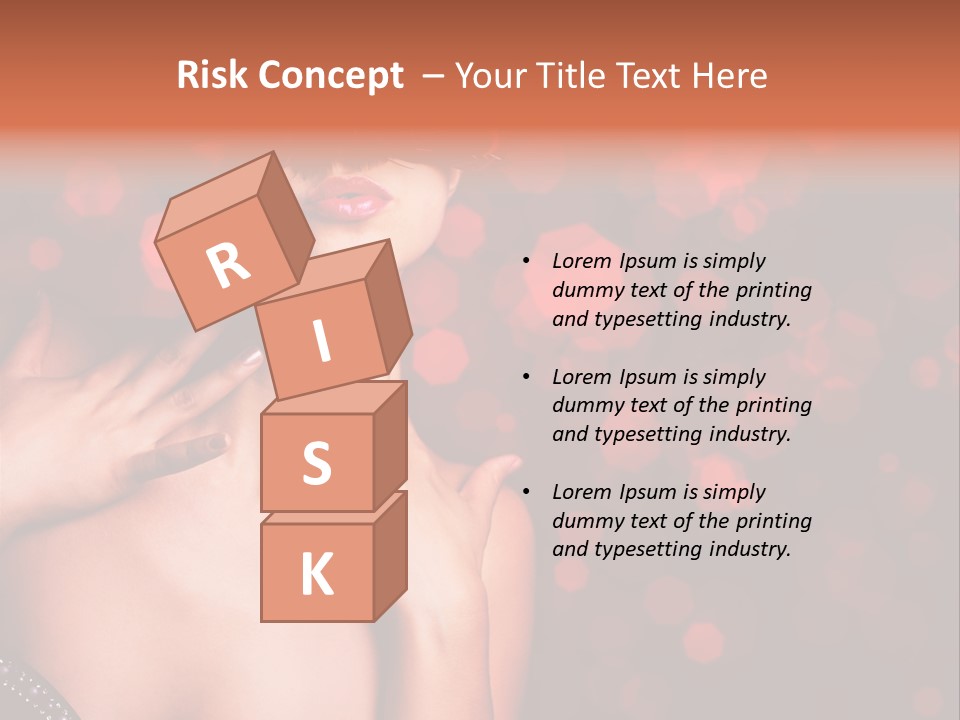 Young Attractive Celebrate PowerPoint Template