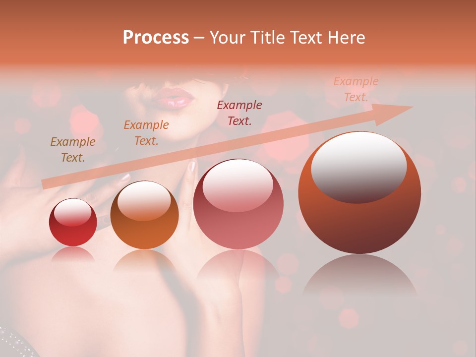 Young Attractive Celebrate PowerPoint Template