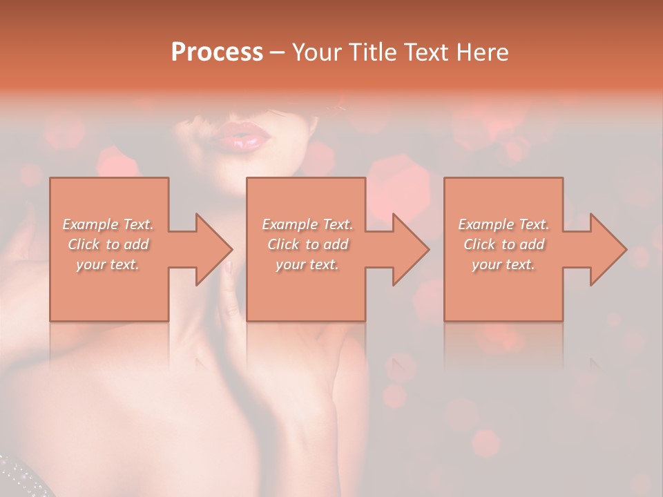 Young Attractive Celebrate PowerPoint Template