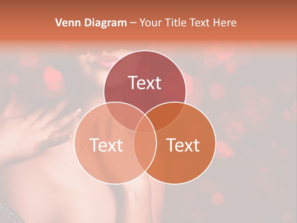 Young Attractive Celebrate PowerPoint Template