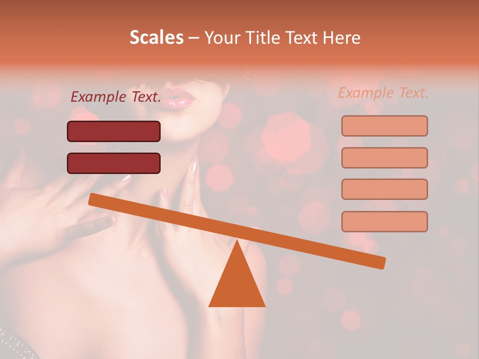Young Attractive Celebrate PowerPoint Template