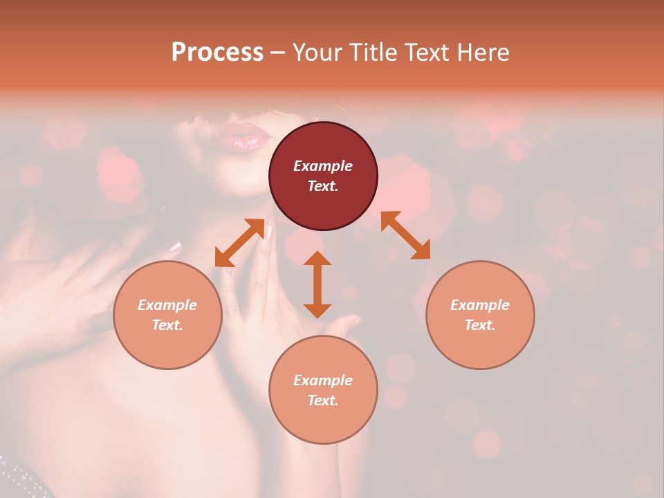 Young Attractive Celebrate PowerPoint Template