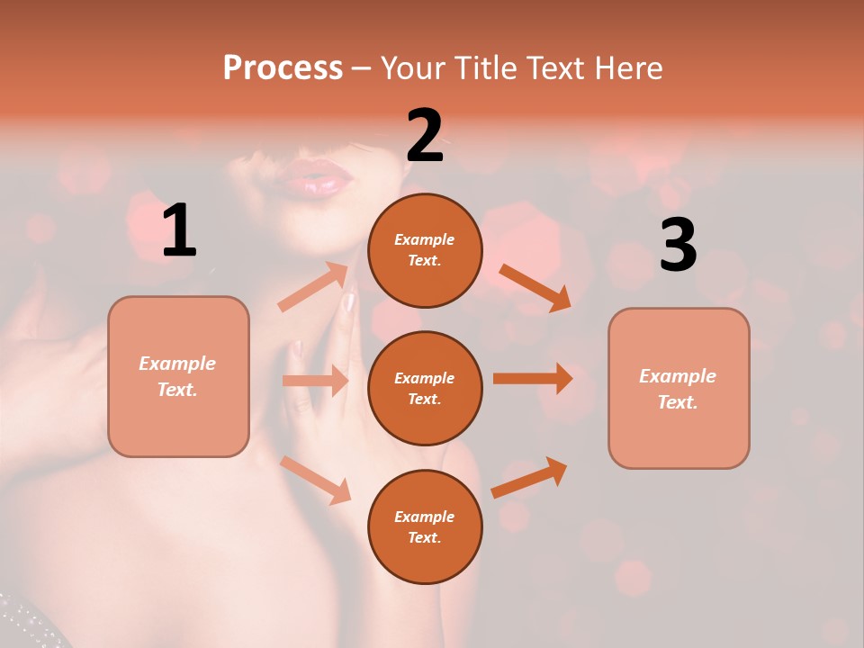 Young Attractive Celebrate PowerPoint Template