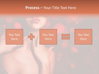 Young Attractive Celebrate PowerPoint Template