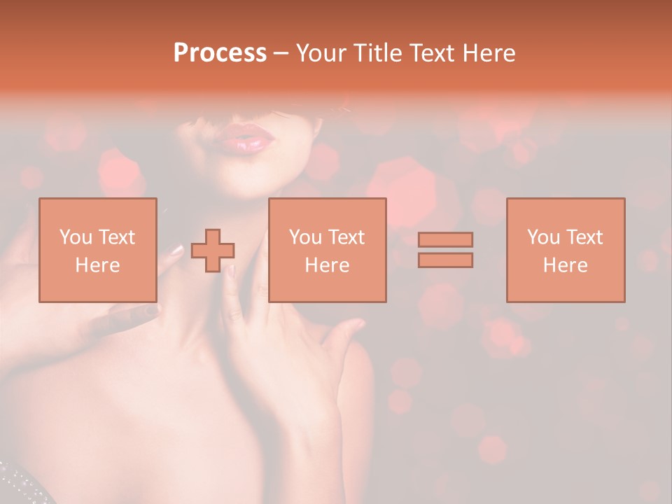 Young Attractive Celebrate PowerPoint Template