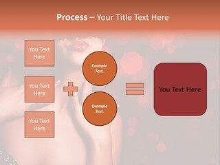 Young Attractive Celebrate PowerPoint Template