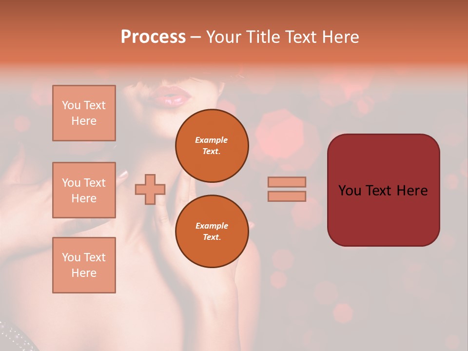 Young Attractive Celebrate PowerPoint Template