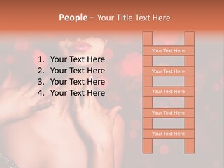 Young Attractive Celebrate PowerPoint Template