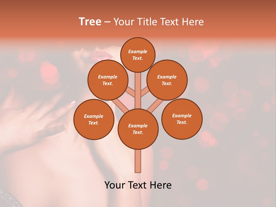 Young Attractive Celebrate PowerPoint Template