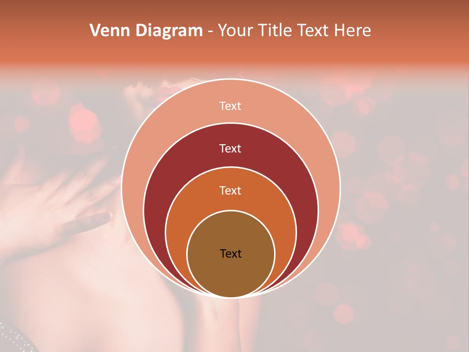 Young Attractive Celebrate PowerPoint Template